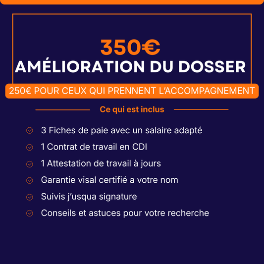 Amélioration de dossier